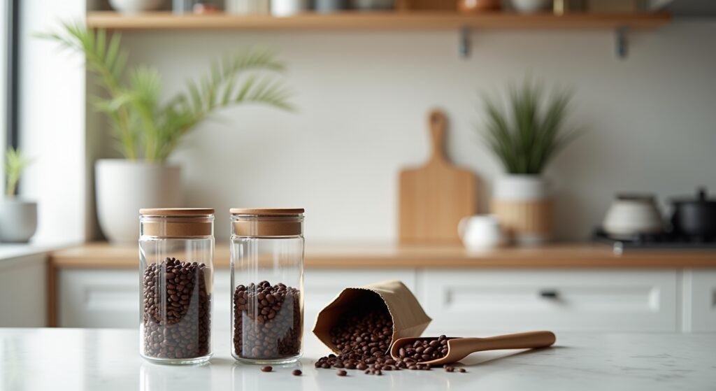 store coffee beans