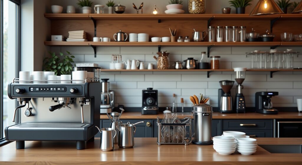 cafe equipment list