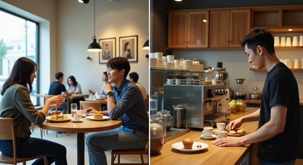cafe vs coffee shop