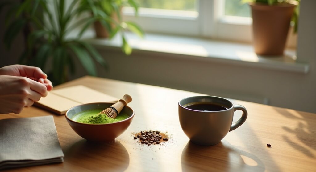 matcha caffeine vs coffee