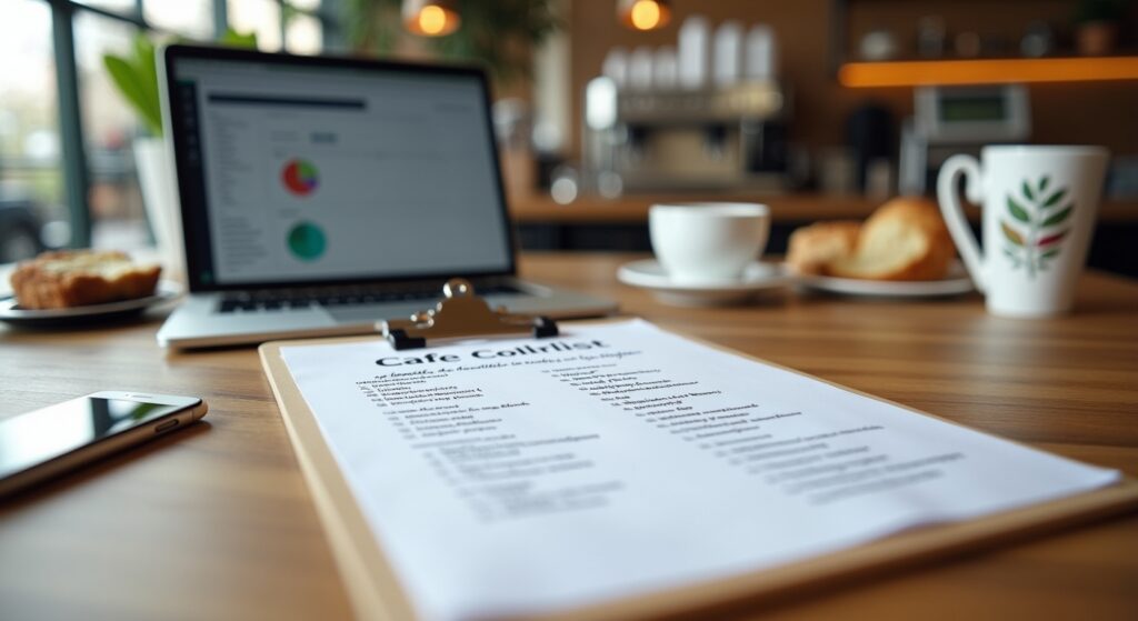 Cafe Supplier Checklist cafe supplier checklist