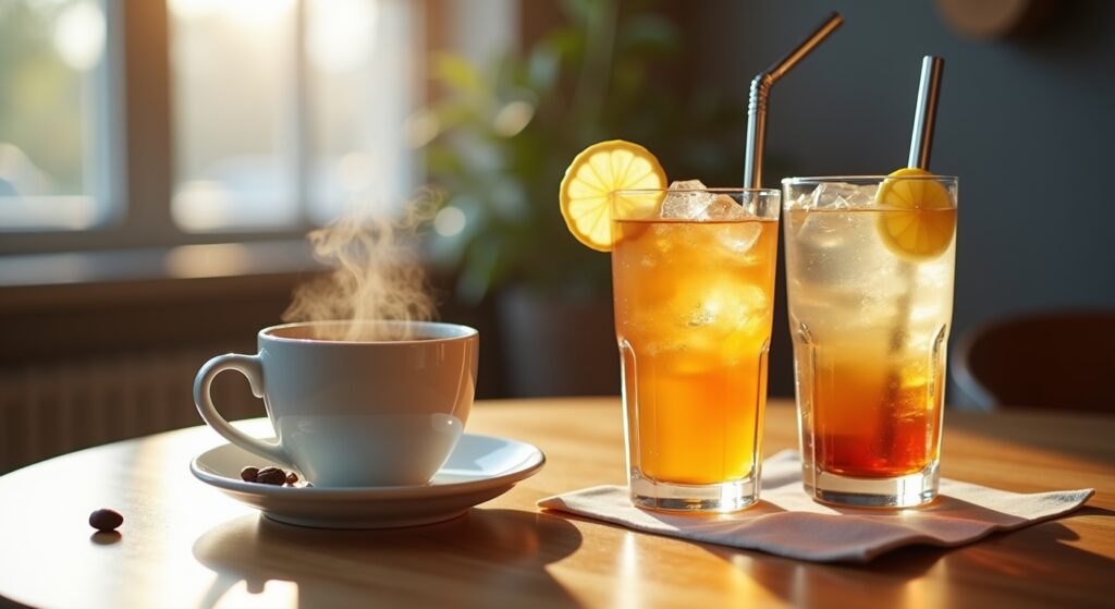 Hot Coffee vs Cold Drinks hot coffee vs cold drinks