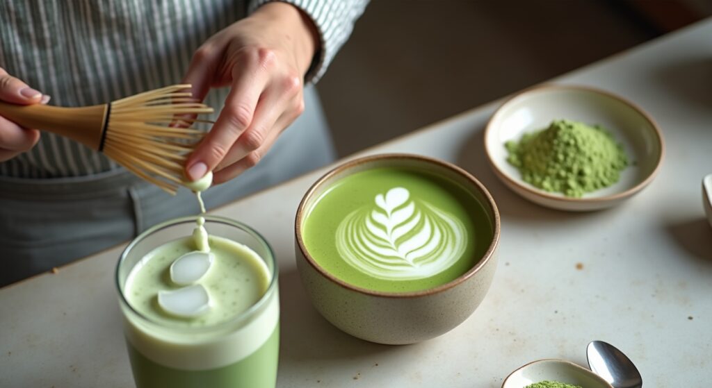 how to make matcha latte at home