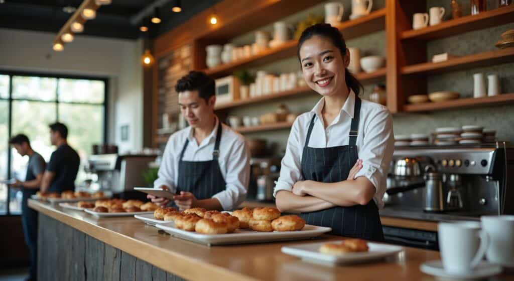 manage cafe staff