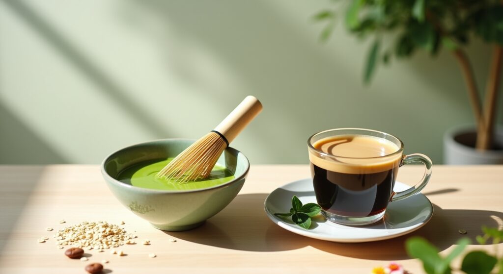 is matcha healthier than coffee